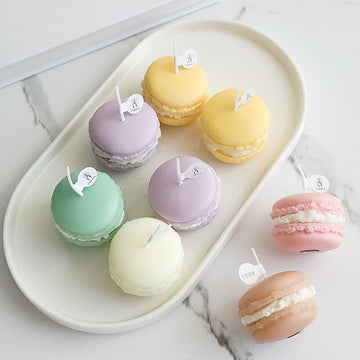 Handgemachte 3D Macaron-Kerze